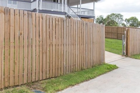 Completed timber fencing service in Coomera QLD